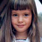 Renata as a young child